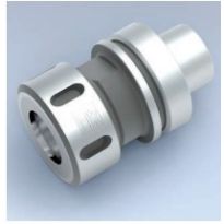 Collet chuck with hollow taper shank HSK-F 63 HSK-F 63, DIN 69893, A = 76 mm, diameter range 6-30 mm, short design, 8° taper angle of the collet