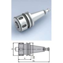 Collet chuck with steep taper SK 30 SK