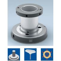 For spindle without safety device against twisting Clamping collars without thread