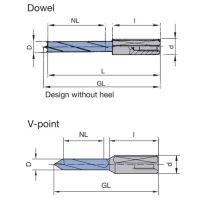 Leitz 033496 Shank 10 mm, HW solid