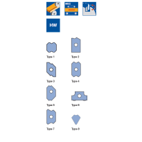 Leitz 74653 54 Profile scrapers