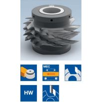 Minifinger disc cutter, HW, with and without shoulder cutter Spacers