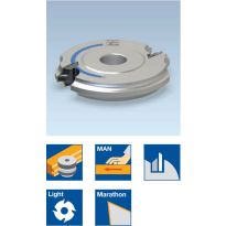 Profile cutterhead ProfilCut Q Radii profile R 12 - 20 mm or 45° bevel