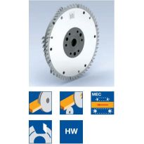 Segment hogger for sizing unit Hogging sawblade