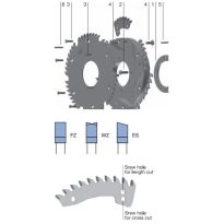 Segment hoggers Spare circular sawblade for segment hogging set