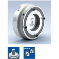 Spindle with safety device against twisting Spacer / set for flush mounting