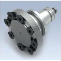 Tool adaptor for circular sawblades for CNC aggregates 