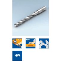 Twist drills HW solid, Z 2 / V2, with heel  GL 130 mm Brad point GL 150 mm Brad point