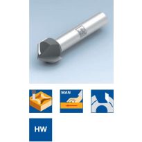 V-groove cutter for plasterboard